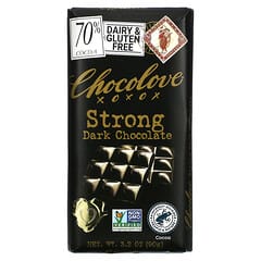 Chocolove, ストロングダークチョコレート、カカオ70％、90g（3.2オンス）