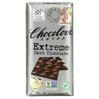 Chocolove, Chocolate negro extremo, 88% de contenido de cacao, 90 g (3,2 oz)