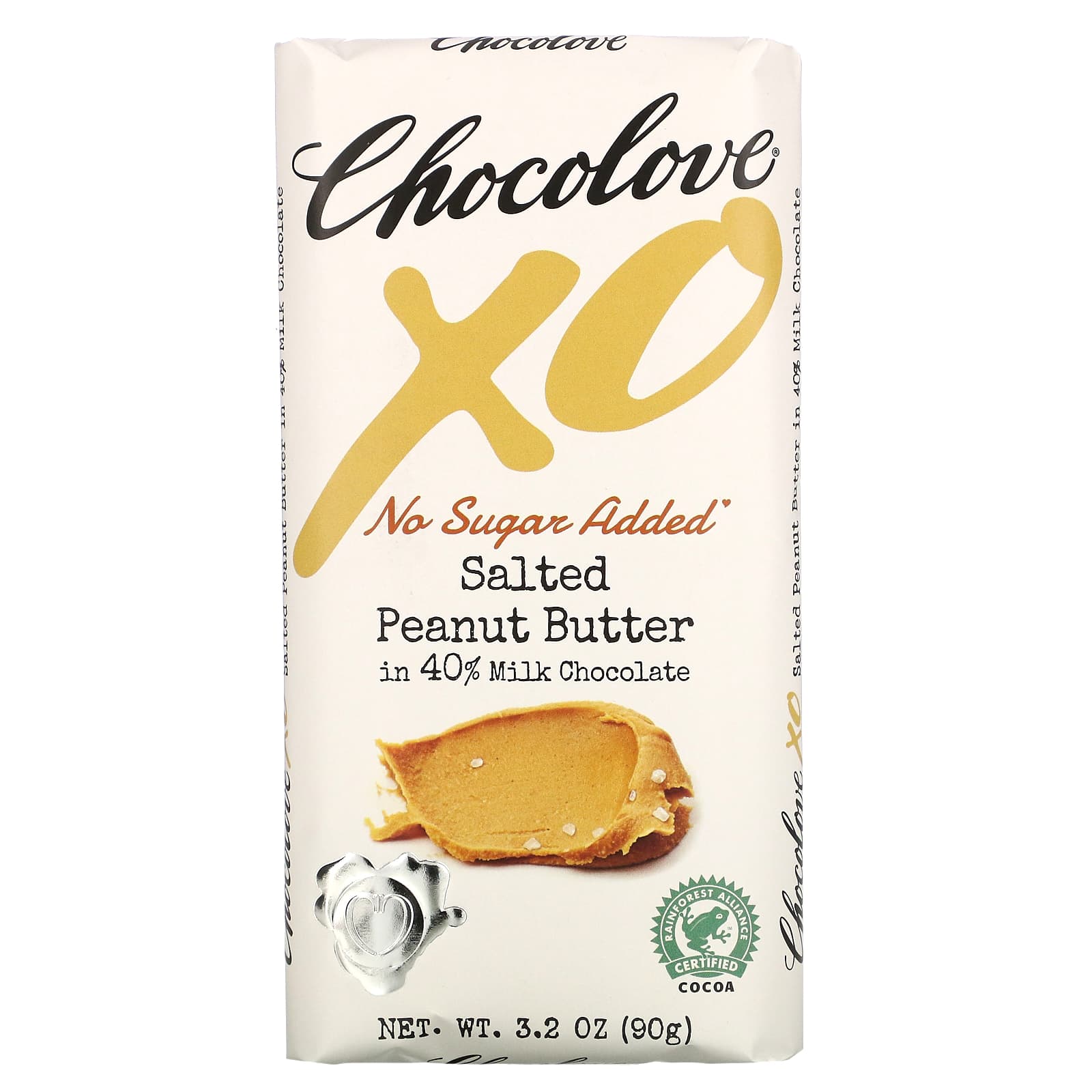 Chocolove Xo 塩入ピーナッツバター配合40 ミルクチョコレートバー 90g 3 2オンス