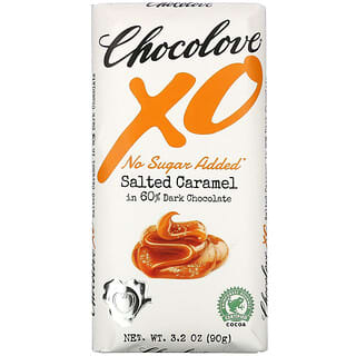 Chocolove, XO, Salted Caramel in 60% Dark Chocolate Bar, 3.2 oz ( 90 g)