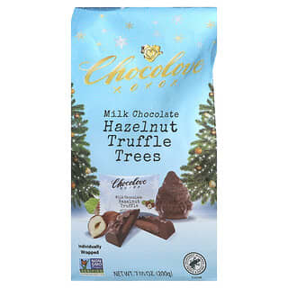 Chocolove, Δέντρα τρούφας με σοκολάτα γάλακτος και φουντούκι, 200 γρ.