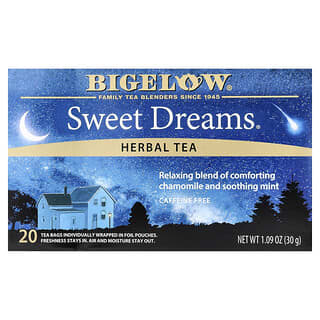 بيغلو‏, شاي الأعشاب ، Sweet Dreams® ، خالٍ من الكافيين ، 20 كيس شاي ، 1.09 أونصة (30 جم)