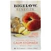 Calm Stomach, Ginger & Peach Herbal Tea, 18 Tea Bags, 1.35 oz (38 g)