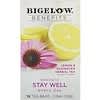 Benefits, Stay Well, Lemon & Echinacea Herbal Tea, 18 Tea Bags, 1.15 oz (32 g)