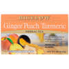 Herbal Tea, Ginger Peach Turmeric, 18 Tea Bags, .98 oz (27 g)