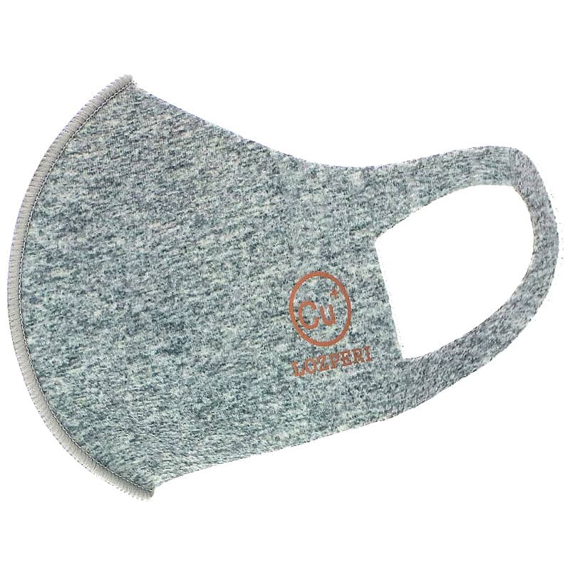 Copper Compression Copper Infused Face Mask - Gray, 1 ct - Baker's