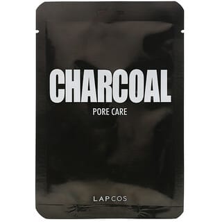 Lapcos, Charcoal Sheet Beauty Mask, Pore Care, 1 Sheet, 0.84 fl oz (25 ml)
