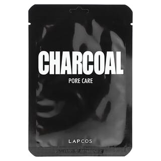 Lapcos, Charcoal Beauty Sheet Mask, Pore Care, 1 Sheet, 0.84 fl oz (25 ml)