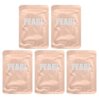 Lapcos, Pearl Brightening Sheet Beauty Mask Set, 5 Sheets, 0.81 fl oz (24 ml) Each