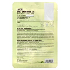 Lapcos, Aloe Beauty Sheet Mask, Soothing, 1 Sheet, 1.11 fl oz (33 ml)
