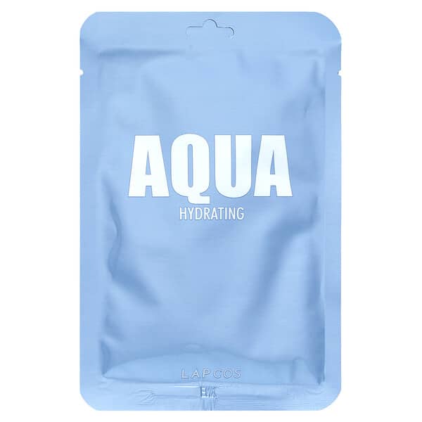 Lapcos, Aqua Beauty Sheet  Mask, Hydrating , 1.01 fl oz (30 ml)