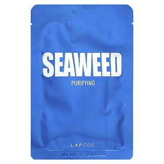 Lapcos, Mascarilla purificante de belleza en lámina de algas marinas, 25 ml (0,84 oz. Líq.)