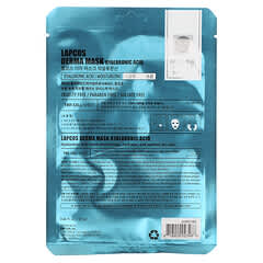 Lapcos, Mascarilla de belleza con ácido hialurónico en lámina, Humectante, 1 lámina, 25 ml (0,84 oz. líq.)