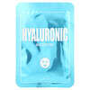 Masque en tissu à l'acide hyaluronique, Hydratant, 1 feuille, 25 ml