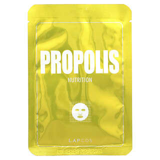 Lapcos, Propolis Sheet Beauty Mask, Ernährung, 1 Tuch, 25 ml (0,84 fl. oz.)