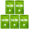 Tea Tree Relief Beauty Sheet Mask Set, 5 Sheets, 0.84 fl oz (25 ml) Each