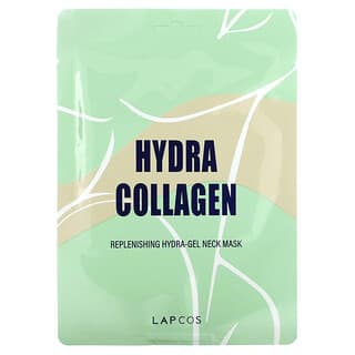Lapcos, Hydra Collagen，水潤凝膠頸部美容面膜，1 片，0.53 盎司（15 克）
