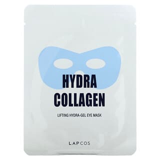 Lapcos, Hydra Collagen, Masque de beauté hydra-gel liftant pour les yeux, 1 feuille, 10 g