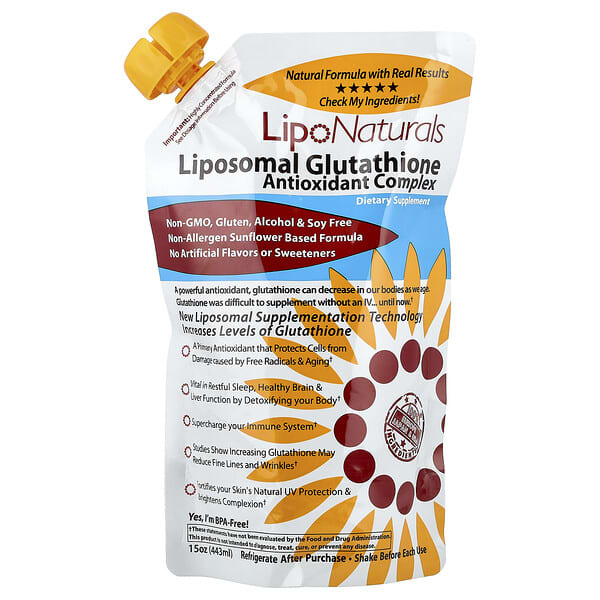Liposomal Glutathione Antioxidant Complex, 15 oz (443 ml)