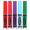 Crayola, Brillo labial líquido, Paquete variado, Paquete de 5, 14 ml (0,45 oz. Líq.)