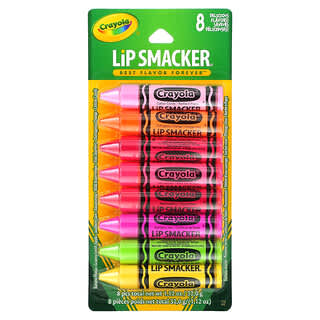 Lip Smacker, Crayola, Lip Balm, Party Pack, 8 Pieces, 0.14 oz (4 g) Each