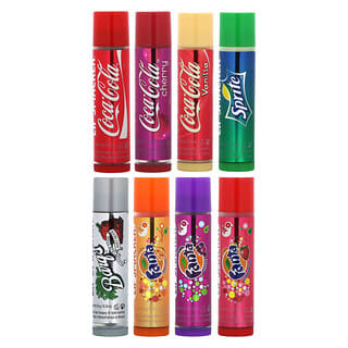 Lip Smacker, Coco-Cola, бальзам для губ, ассорти, 8 упаковок, 4 г (0,14 унции)