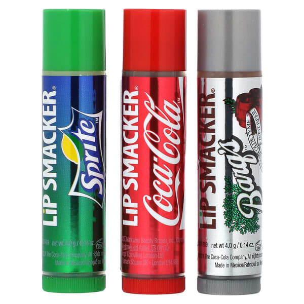 Lip Smacker, Coca Cola, Lip Balm, Trio Pack , 3 Pack, 0.14 oz (4 g) Each