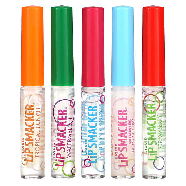 Lip Smacker, 리퀴드 립글로스, 버라이어티 팩, 5팩, 14ml(0.45fl oz)