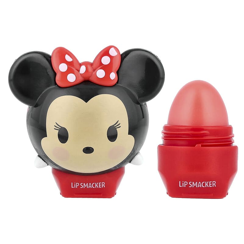 Disney Tsum Tsum, Lip Balm, Minnie Mouse, Strawberry Lollipop
