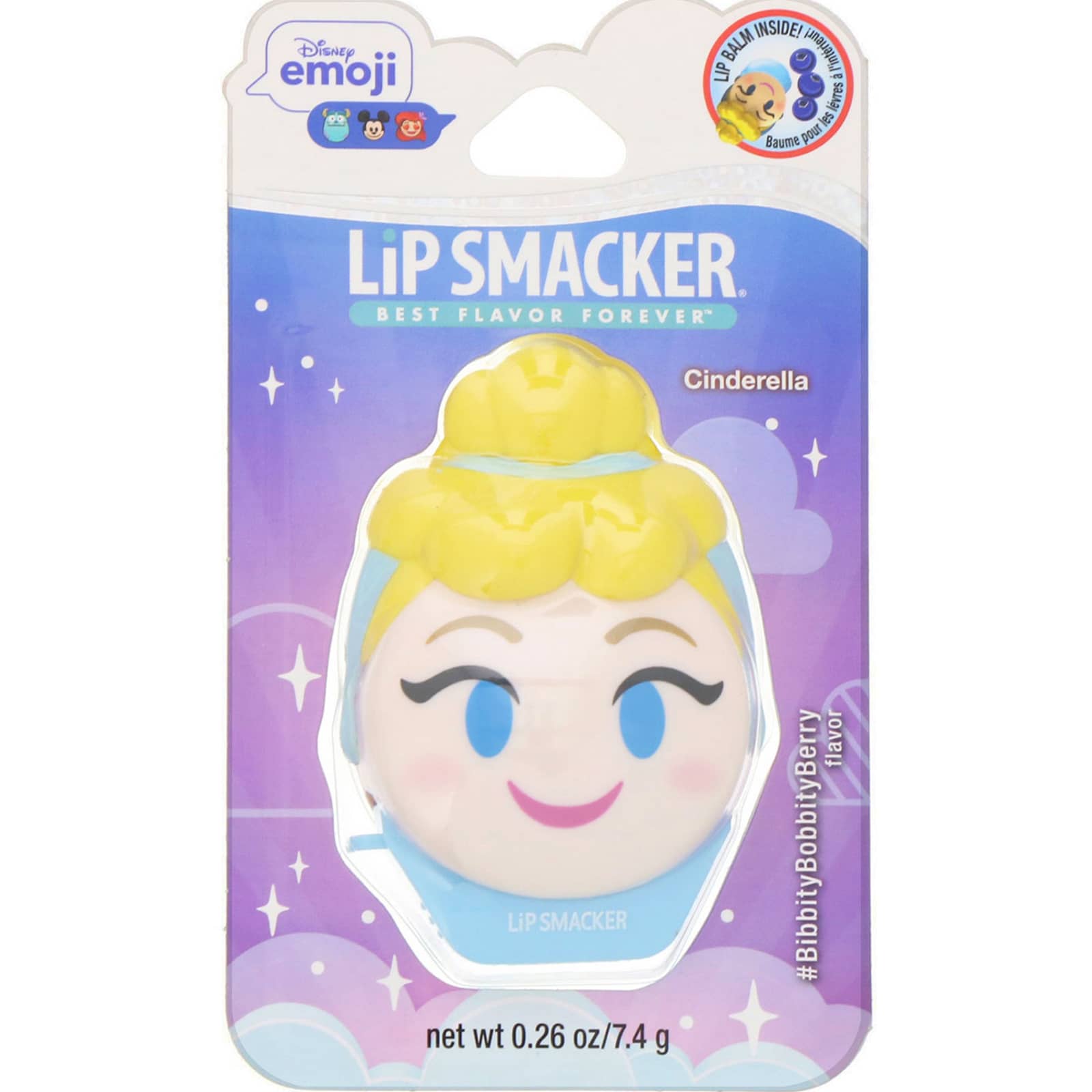 Lip Smacker ディズニー絵文字リップバーム シンデレラ Bibbitybobbityberry 7 4 G