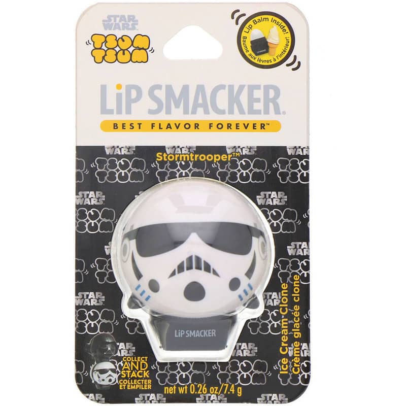 Lip Smacker Star Wars Tsum Tsum Lip Balm, Storm Troooper, Ice Cream Clone,  0.26 oz 