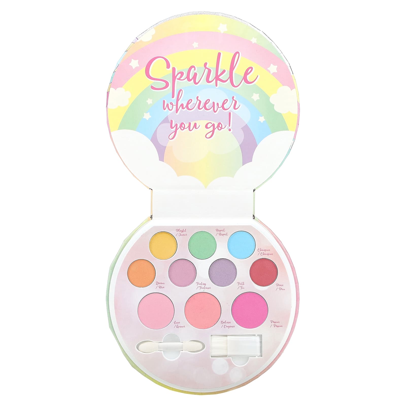 Lip Smacker, スパークル＆シャインカラーパレット、ビリーブインユニコーングリッター、1個