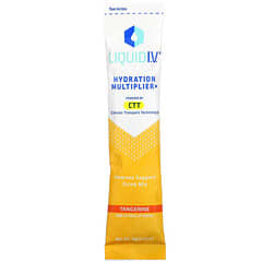 Liquid I.V., Hydration Multiplier + Immune Support Drink Mix, Tangerine, 10 Individual Stick Packs, 0.56 oz (16 g) Each