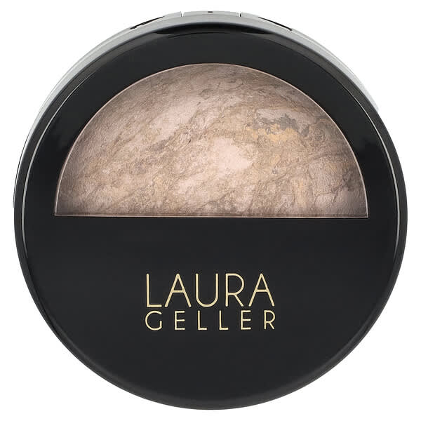 Laura Geller, Baked Balance-N-Bighten, 컬러 코렉팅 파운데이션, 0006024B미디엄, 9g(0.32oz)