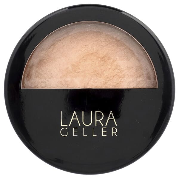 Laura Geller, Baked Balance-N-Briten, 컬러 코렉팅 파운데이션, 0006025B 골든 미디엄, 9g(0.32oz)