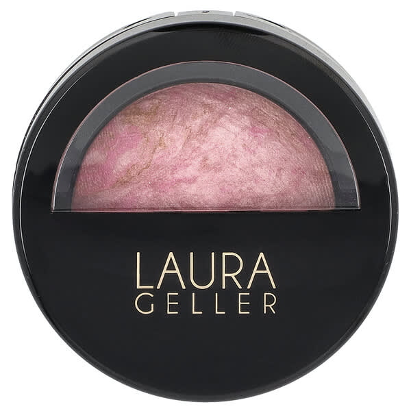 Laura Geller, 베이크드 블러시-N-브라이트닝, 마블라이즈 블러셔, 0018032B 핑크 버터크림, 4.5g(0.16oz)