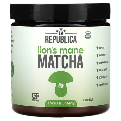 La Republica, Hericium Matcha, 2.12 oz (60 g)