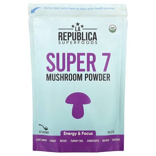 La Republica, 超級 7 蘑菇粉，8 盎司（227 克）