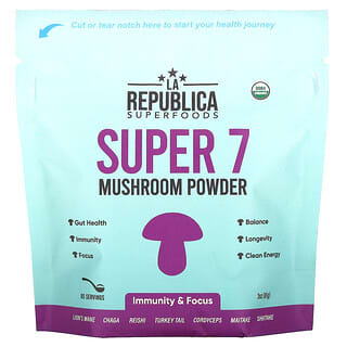 LA Republica, Super 7 Mushroom Powder, 3 oz (85 g)