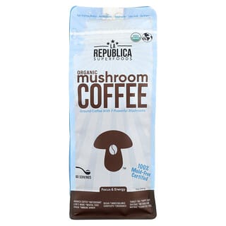 La Republica, Ground Mushroom Coffee, Medium Roast, 12 oz (340 g)