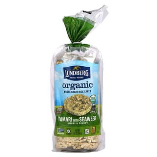Lundberg, كعك الأرز العضوي ذو الحبوب الكاملة ، تماري مع الأعشاب البحرية ، 8.5 أونصة (241 جم)