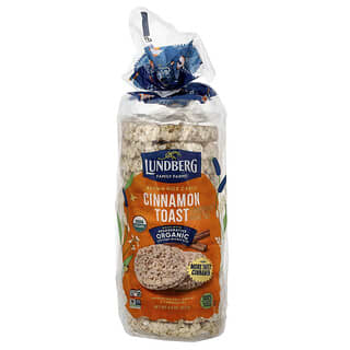 Lundberg, Organic Brown Rice Cakes, Cinnamon Toast, 8.9 oz (253 g)