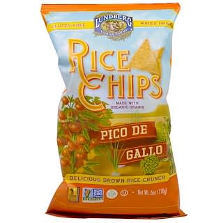 Lundberg, Rice Chips, Pico De Gallo, 6 oz (170 g)