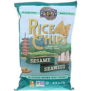 Lundberg, Rice Chips, Sesame & Seaweed, 6 oz (170 g)
