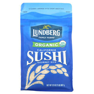 Lundberg, Arroz orgánico para sushi de California, 907 g (2 lb)