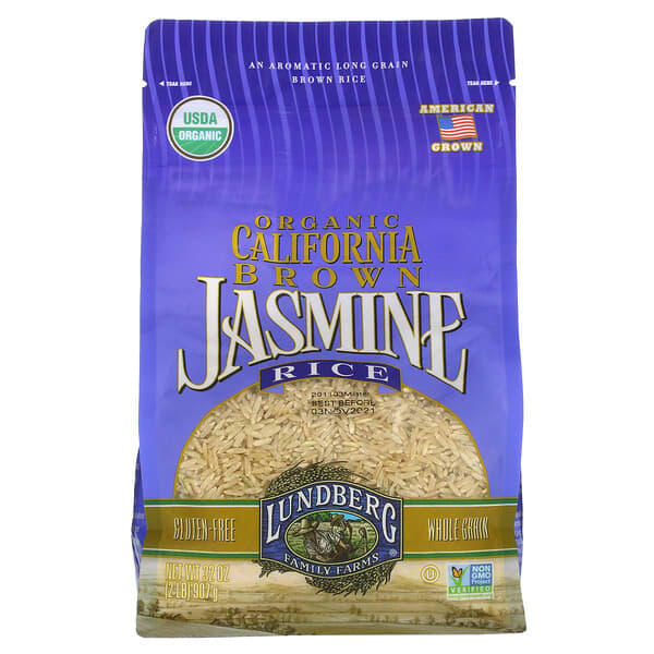 Lundberg, California Brown Jasmine Bio-Reis, 907 g (32 oz.)
