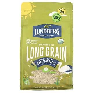 Lundberg, Organik Kahverengi Pirinç, Uzun Taneli, 32 oz (907 gr)