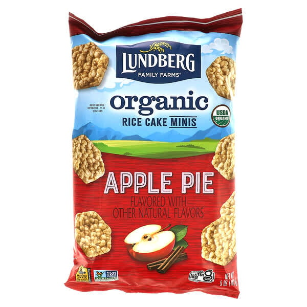 Lundberg, Bio-Reiskuchen-Minis, Apfelkuchen, 142 g (5 oz.)