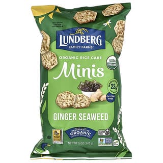 Lundberg, Bio-Reiskuchen-Minis, Ingwer-Algen, 142 g (5 oz.)