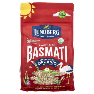 Lundberg, Organic California Brown Basmati Gourmet Rice, 2 lb (907 g)